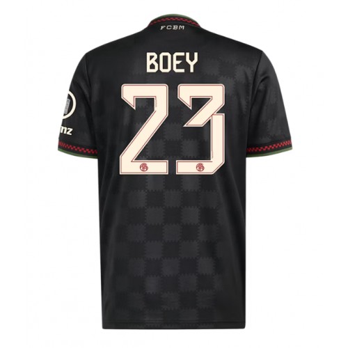 Lacne Muži Futbalové dres Bayern Munich Sacha Boey #23 2025-26 Krátky Rukáv - Tretina